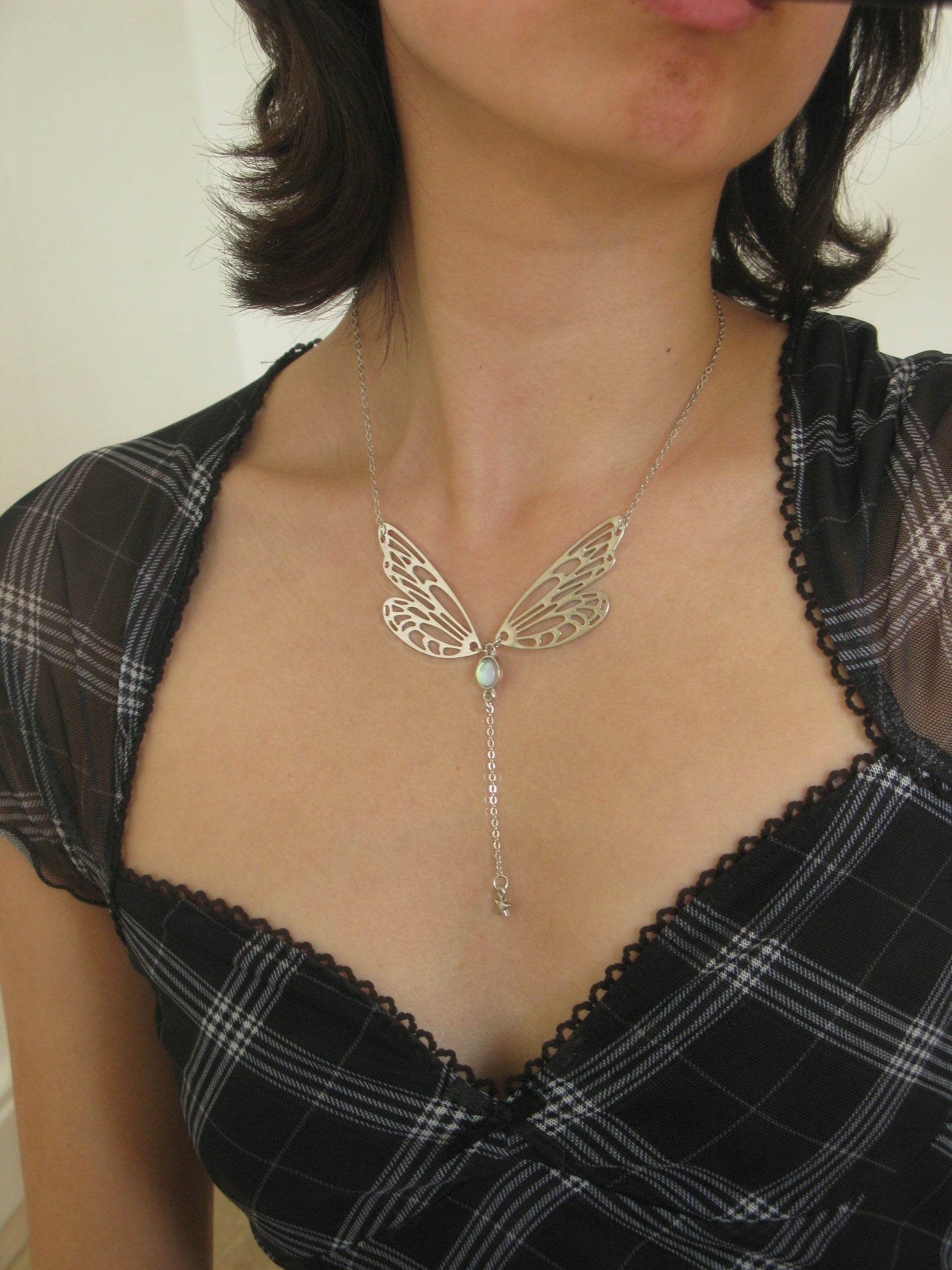 Silver Butterfly Necklace