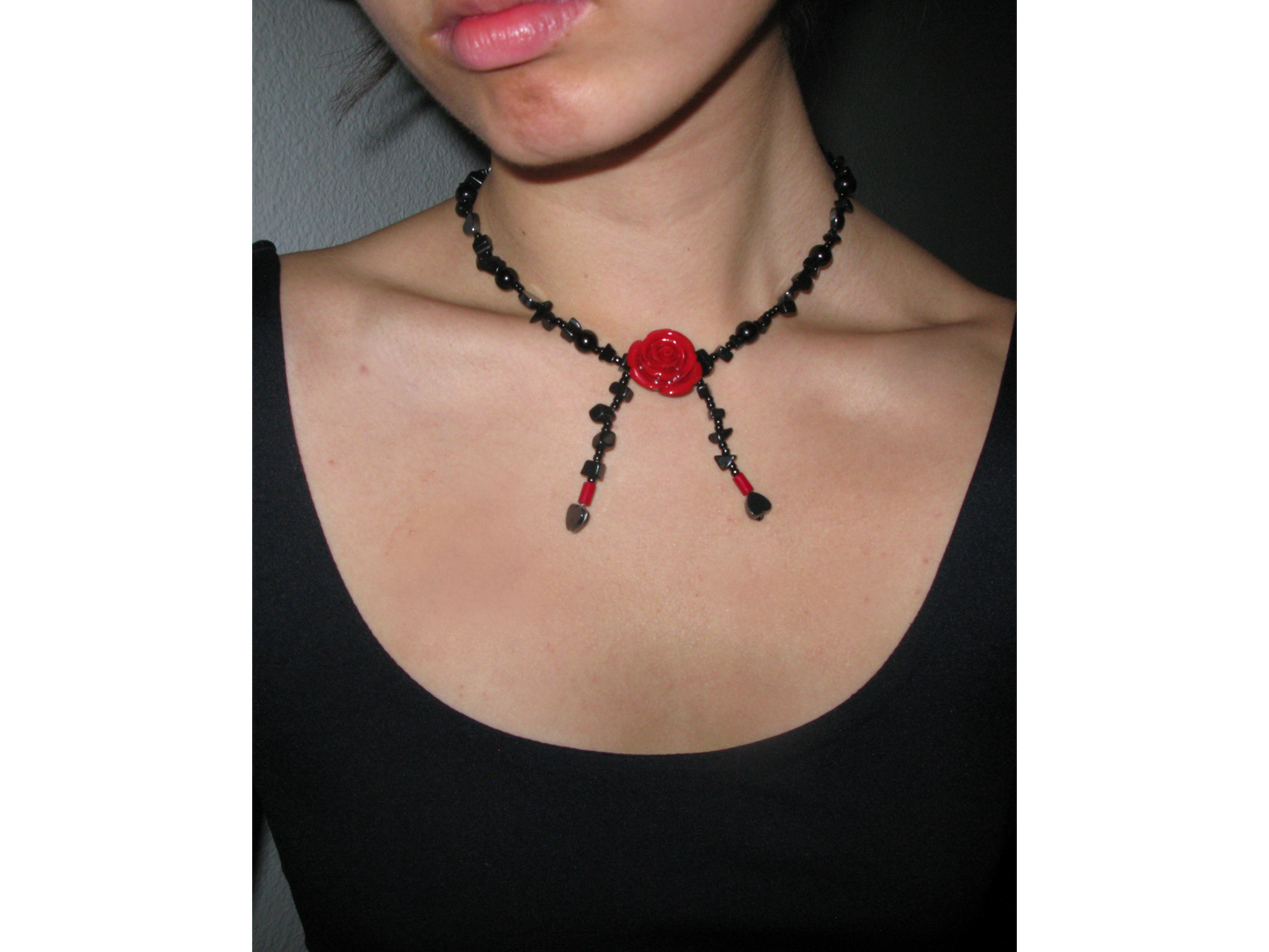 Crimson Hues Necklace