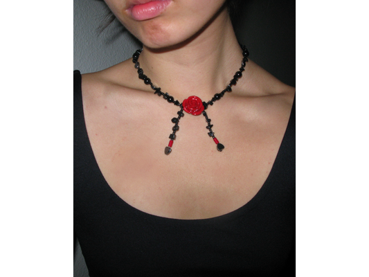 Crimson Hues Necklace