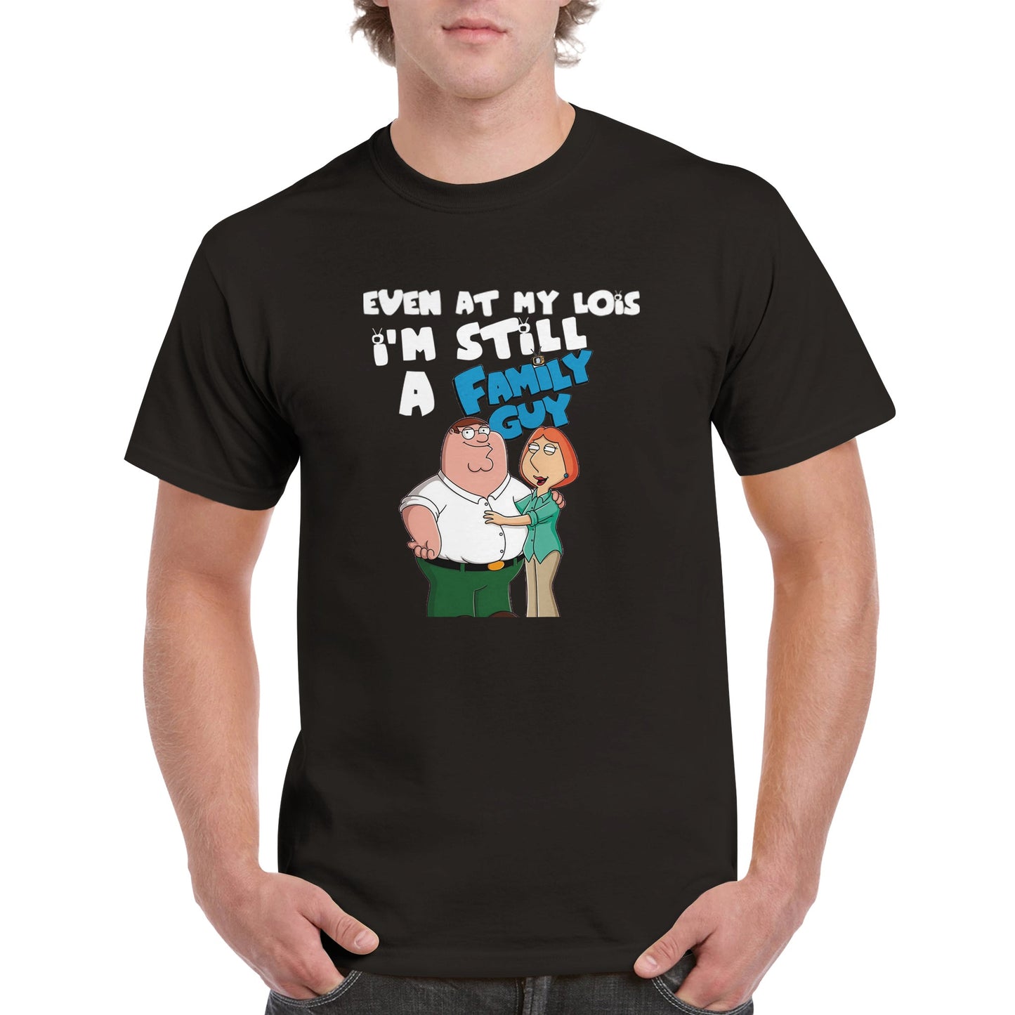 Family Guy T-shirt (in black)